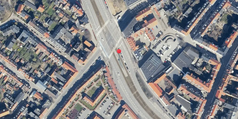 Historisk kort over Nørreport Aarhus Letbanestation Historisk kort over Nørreport Aarhus Letbanestation