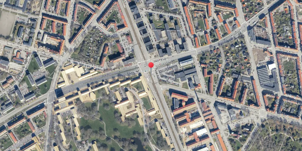 Historisk kort over Aarhus Universitet (Ringgaden) Letbanestation Historisk kort over Aarhus Universitet (Ringgaden) Letbanestation