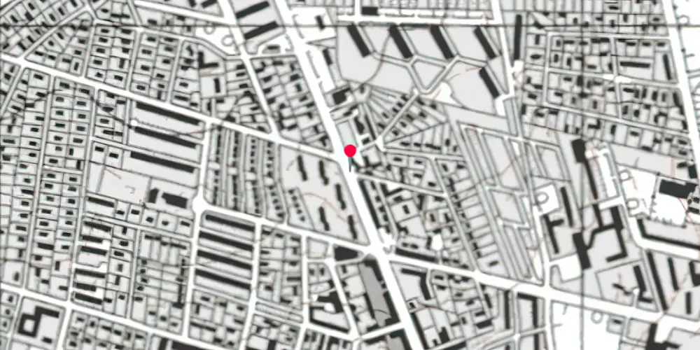 Historisk kort over Stockholmsgade Letbanestation Historisk kort over Stockholmsgade Letbanestation