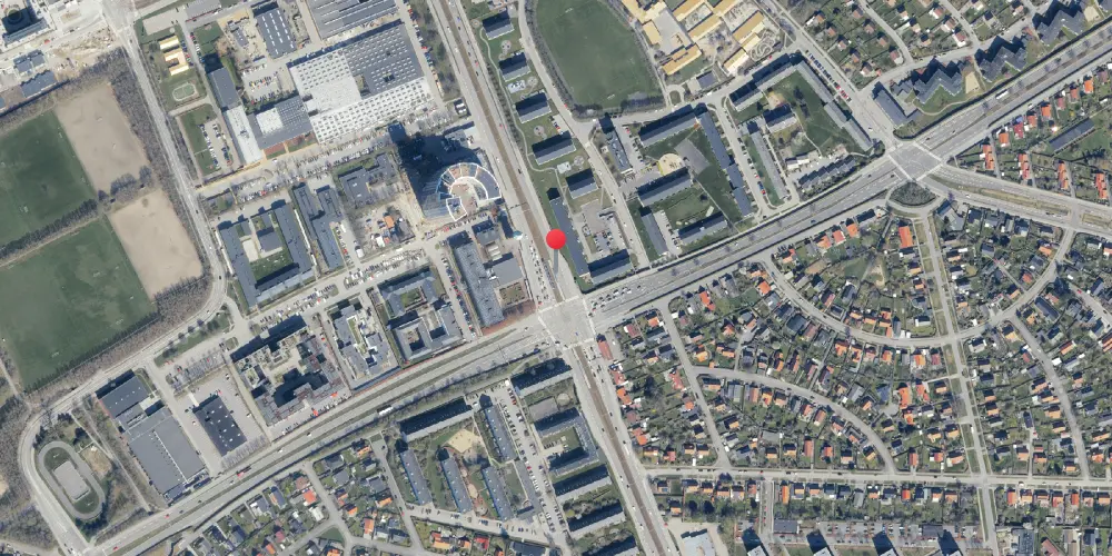 Historisk kort over Vandtårnet (Ringvejen) Letbanestation Historisk kort over Vandtårnet (Ringvejen) Letbanestation