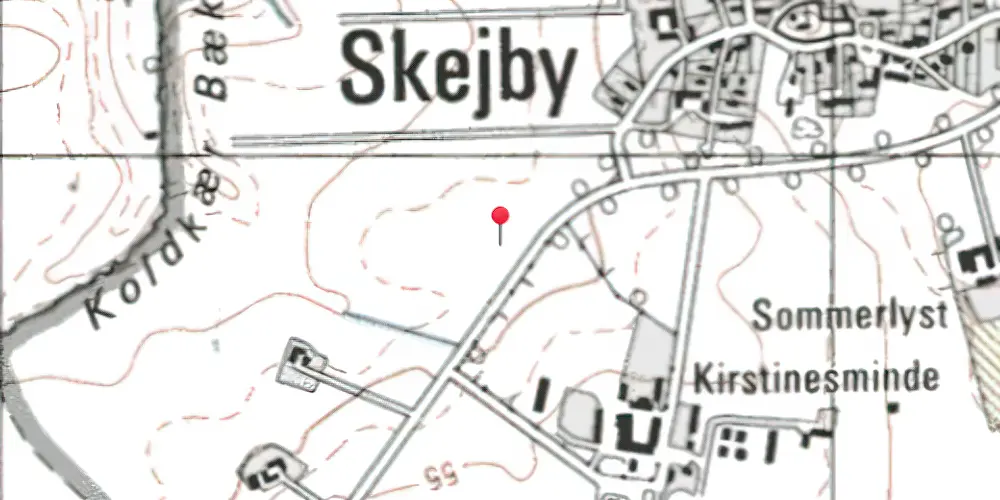 Historisk kort over Gl. Skejby (Agro Food Park) Letbanestation Historisk kort over Gl. Skejby (Agro Food Park) Letbanestation