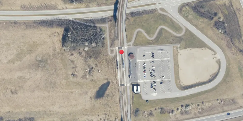 Historisk kort over Klokhøjen Letbanestation Historisk kort over Klokhøjen Letbanestation