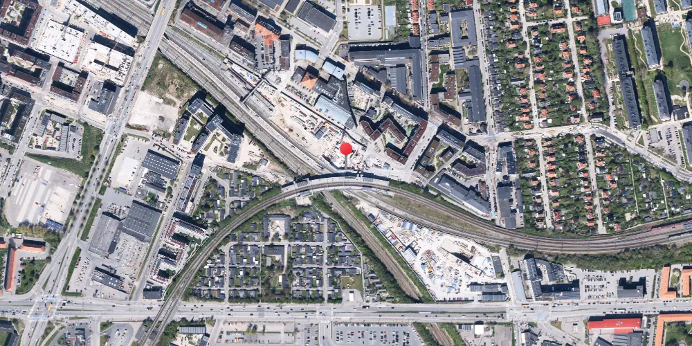 Historisk kort over København Syd Metrostation Historisk kort over København Syd Metrostation