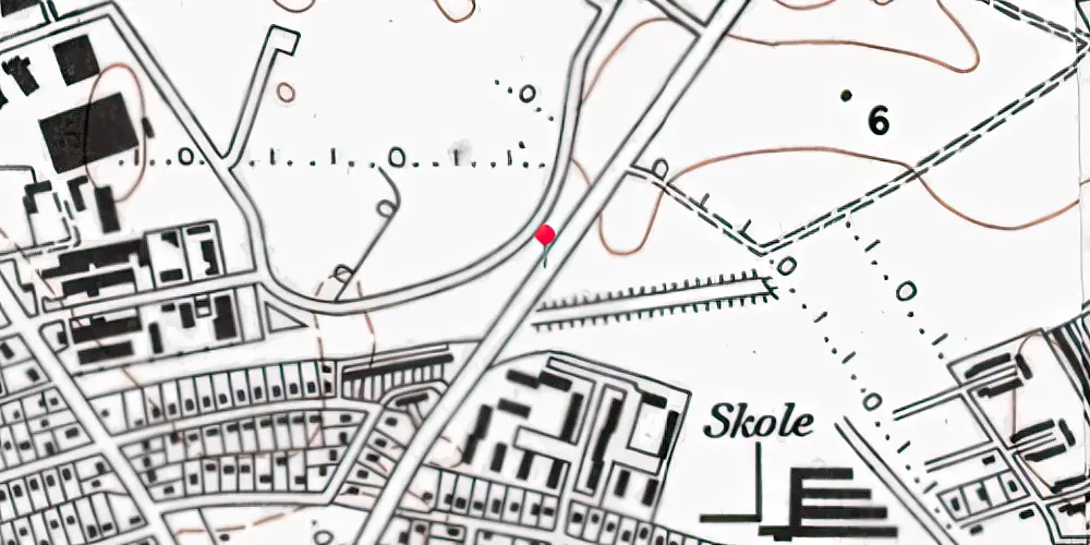 Historisk kort over Vallensbæk Station Letbanestation Historisk kort over Vallensbæk Station Letbanestation