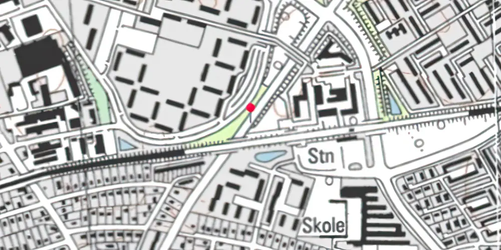 Historisk kort over Vallensbæk Station Letbanestation Historisk kort over Vallensbæk Station Letbanestation