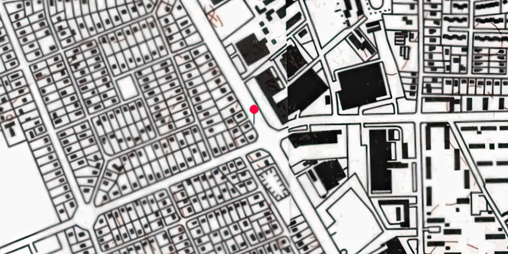 Historisk kort over Kirkebjerg Letbanestation Historisk kort over Kirkebjerg Letbanestation
