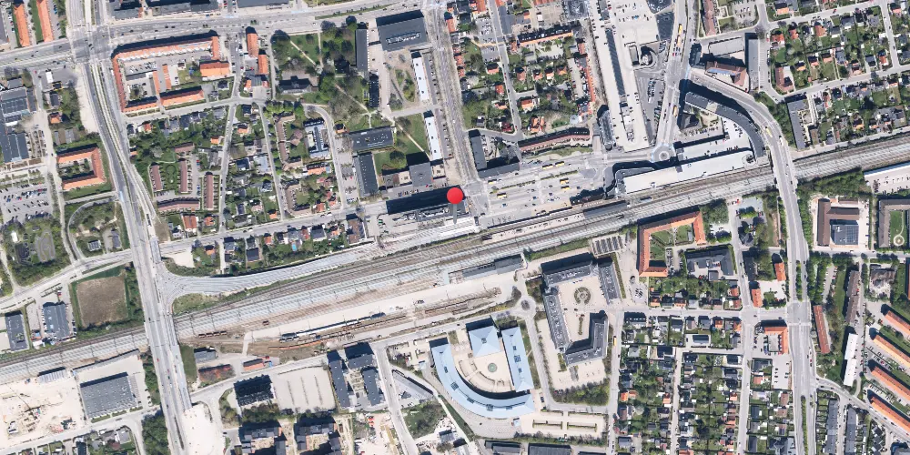 Historisk kort over Glostrup Station Letbanestation Historisk kort over Glostrup Station Letbanestation