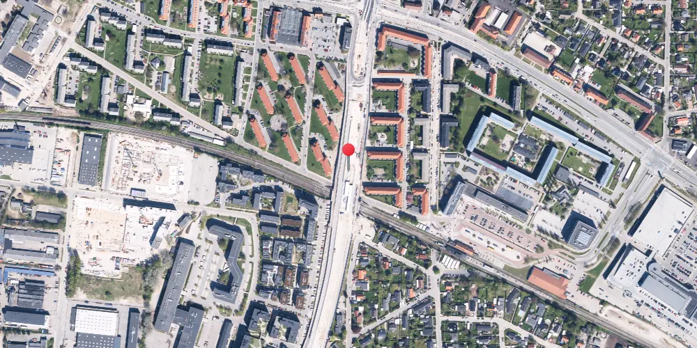Historisk kort over Herlev Station Letbanestation Historisk kort over Herlev Station Letbanestation
