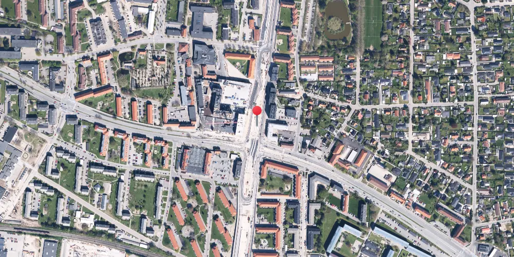 Historisk kort over Herlev Bymidte Letbanestation Historisk kort over Herlev Bymidte Letbanestation