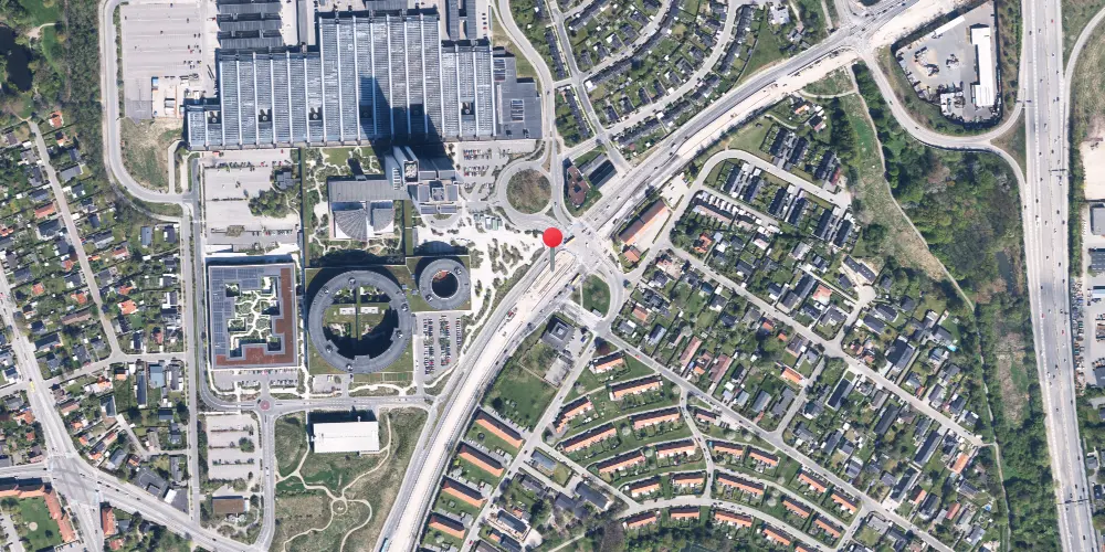 Historisk kort over Herlev Hospital Letbanestation Historisk kort over Herlev Hospital Letbanestation