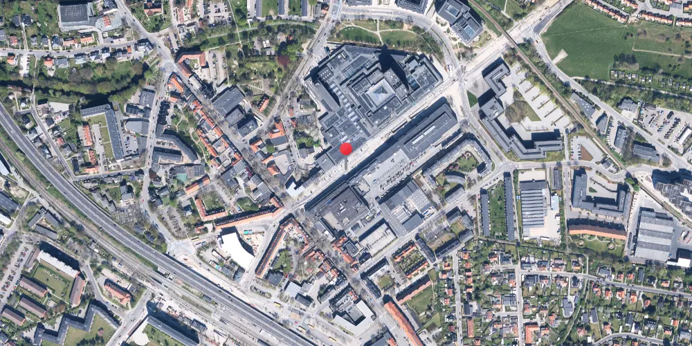 Historisk kort over Lyngby Centrum Letbanestation Historisk kort over Lyngby Centrum Letbanestation