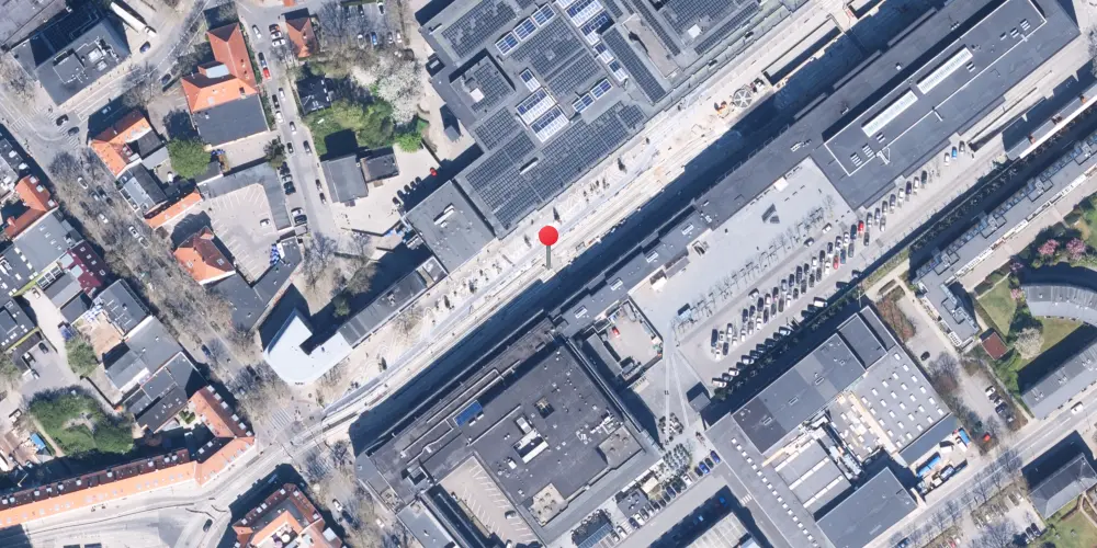Historisk kort over Lyngby Centrum Letbanestation Historisk kort over Lyngby Centrum Letbanestation