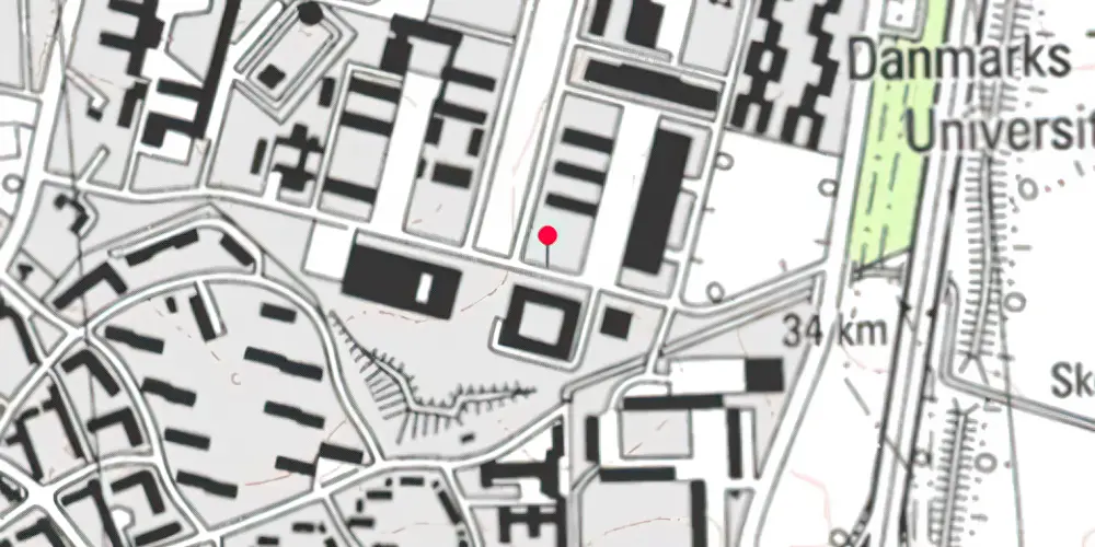 Historisk kort over Akademivej DTU Letbanestation Historisk kort over Akademivej DTU Letbanestation