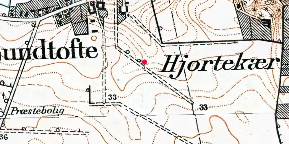 Historisk kort over Lundtofte Letbanestation Historisk kort over Lundtofte Letbanestation