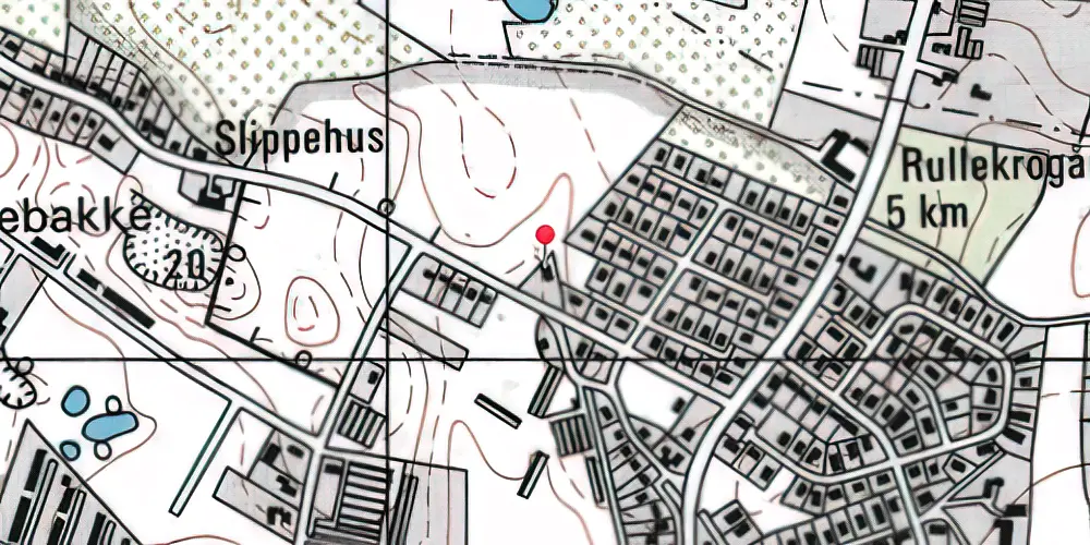 Historisk kort over Søhus Holdeplads Historisk kort over Søhus Holdeplads