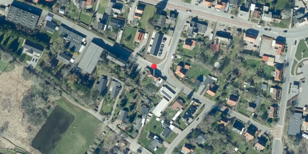 Historisk kort over Ollerup Station Historisk kort over Ollerup Station