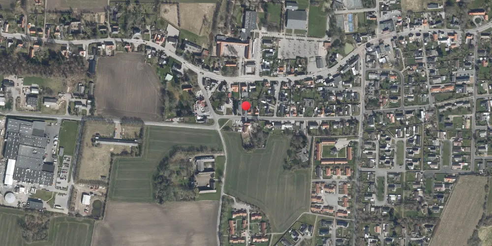 Historisk kort over Vester Skerninge Station Historisk kort over Vester Skerninge Station