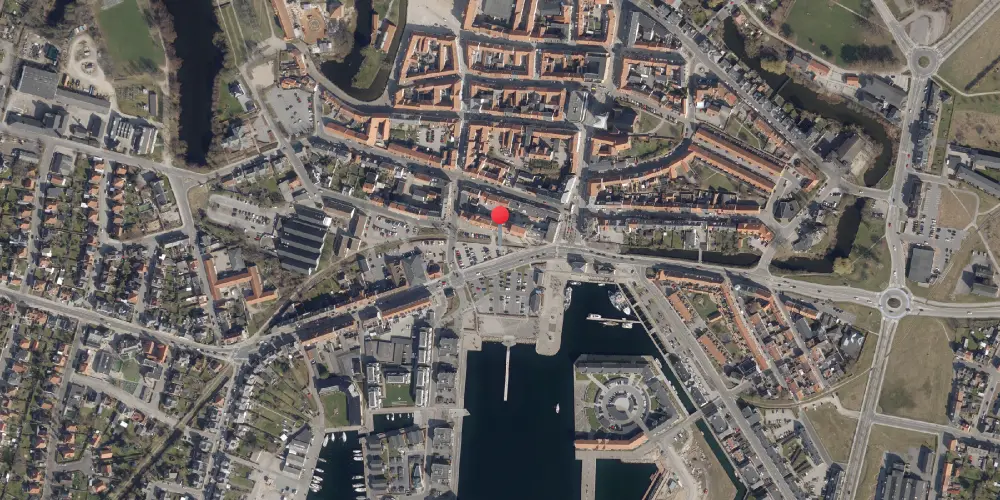 Historisk kort over Nyborg Syd Station Historisk kort over Nyborg Syd Station