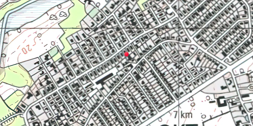 Historisk kort over Sankt Klemens Station Historisk kort over Sankt Klemens Station