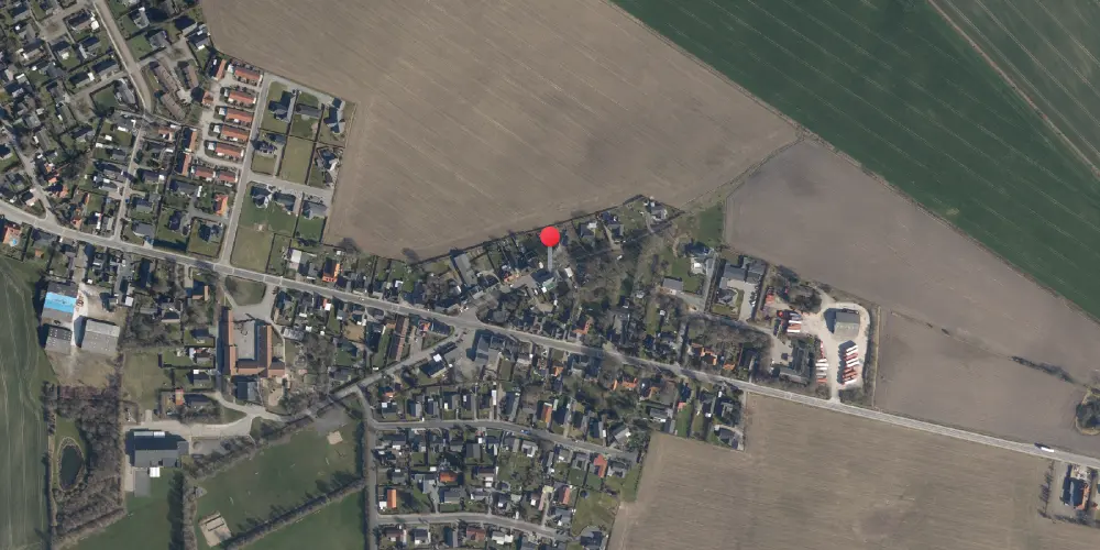 Historisk kort over Allested Station Historisk kort over Allested Station