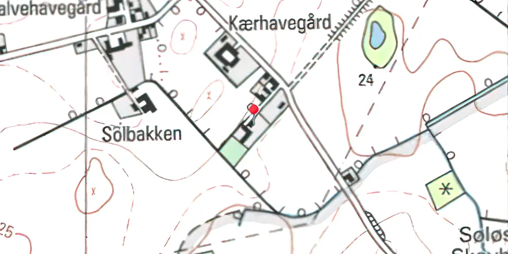 Historisk kort over Ståby Station Historisk kort over Ståby Station