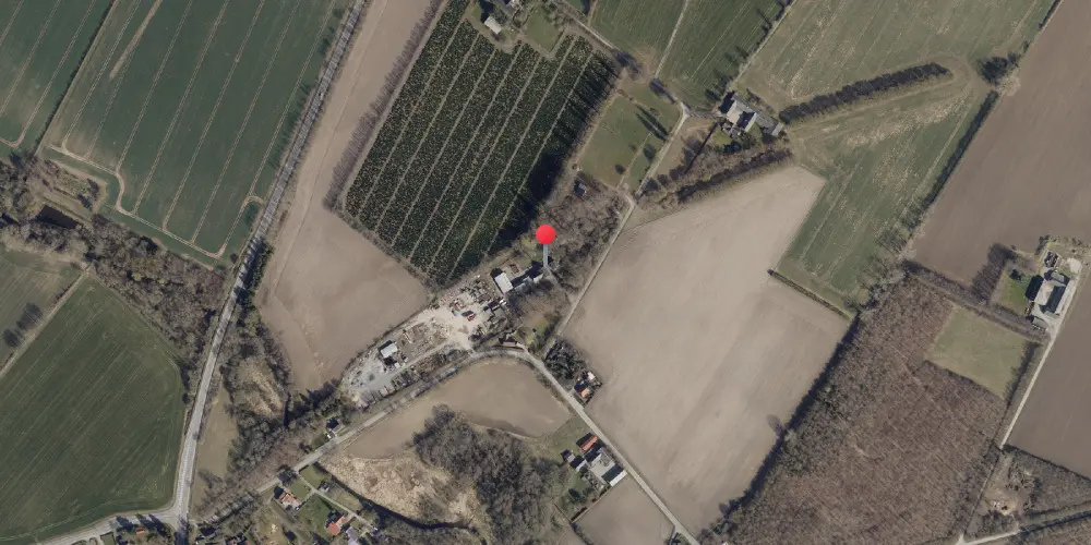Historisk kort over Lamdrup Station Historisk kort over Lamdrup Station