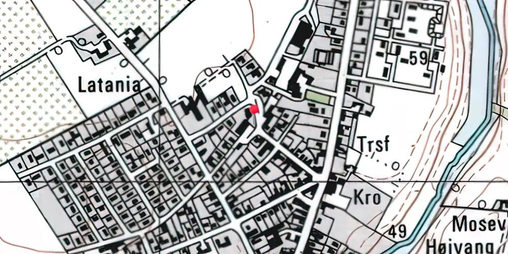 Historisk kort over Ørbæk Station Historisk kort over Ørbæk Station