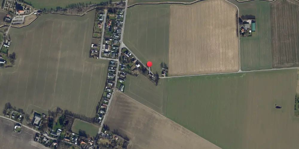 Historisk kort over Vester Tirsted Station Historisk kort over Vester Tirsted Station