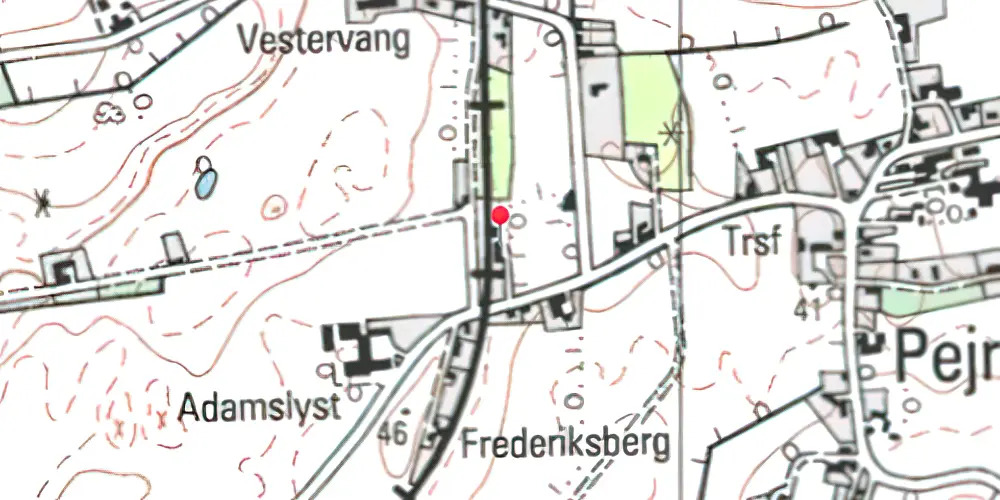 Historisk kort over Pejrup Station Historisk kort over Pejrup Station