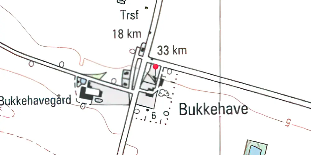Historisk kort over Bukkehave Holdeplads Historisk kort over Bukkehave Holdeplads