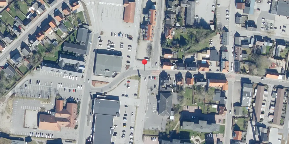 Historisk kort over Aars Station Historisk kort over Aars Station