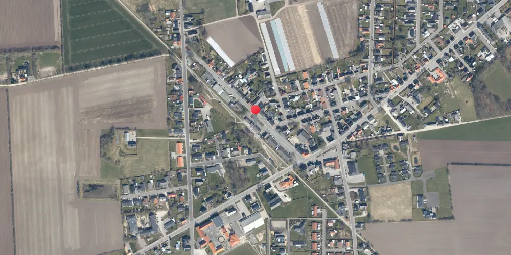 Historisk kort over Hornum Station Historisk kort over Hornum Station