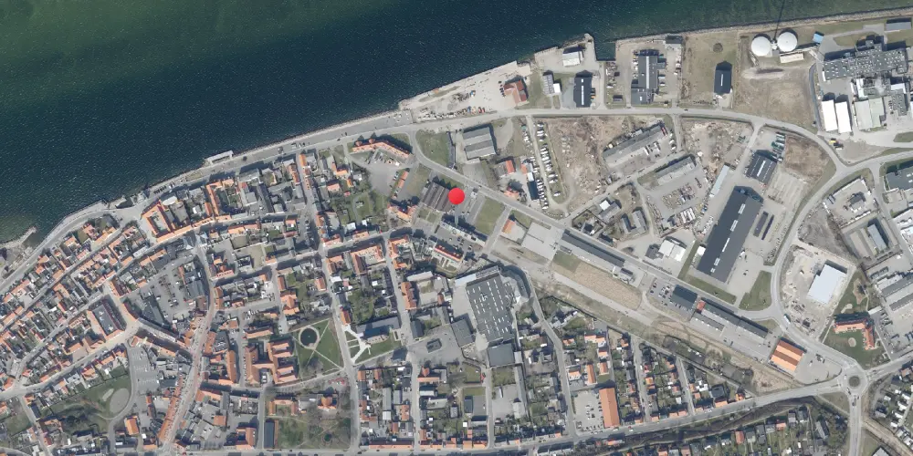 Historisk kort over Løgstør Station Historisk kort over Løgstør Station