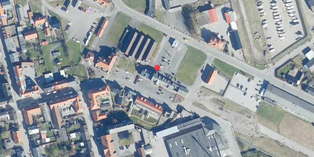 Historisk kort over Løgstør Station Historisk kort over Løgstør Station
