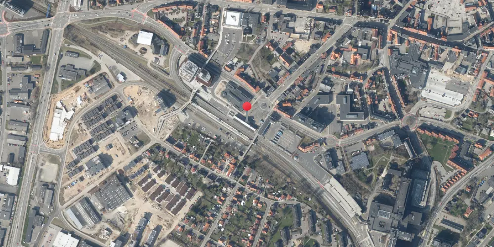 Historisk kort over Viborg Station Historisk kort over Viborg Station