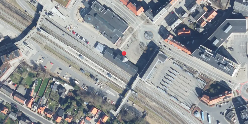 Historisk kort over Viborg Station Historisk kort over Viborg Station