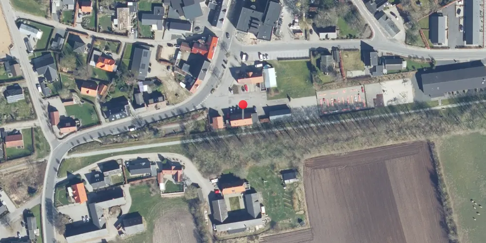 Historisk kort over Skals Station Historisk kort over Skals Station