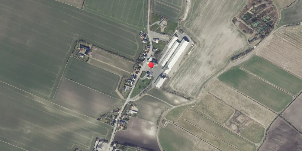 Historisk kort over Hillerslev Station Historisk kort over Hillerslev Station