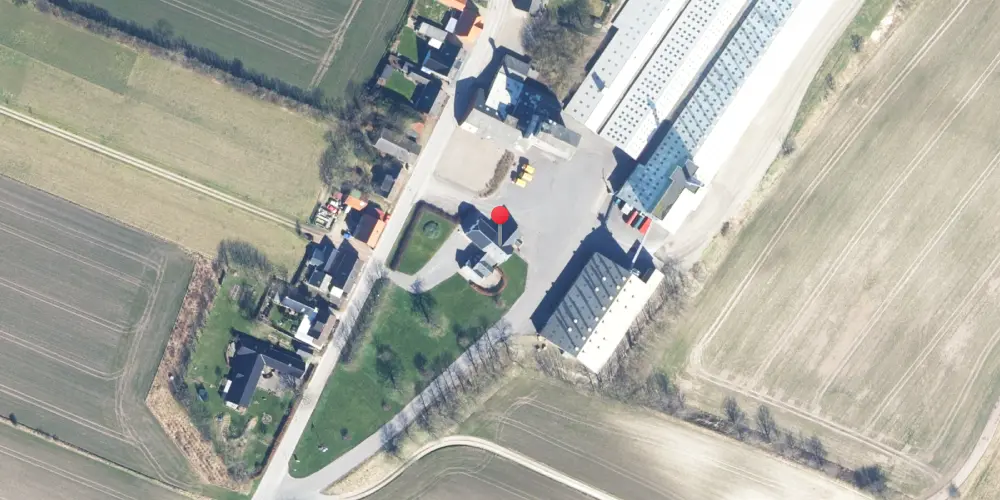 Historisk kort over Hillerslev Station Historisk kort over Hillerslev Station