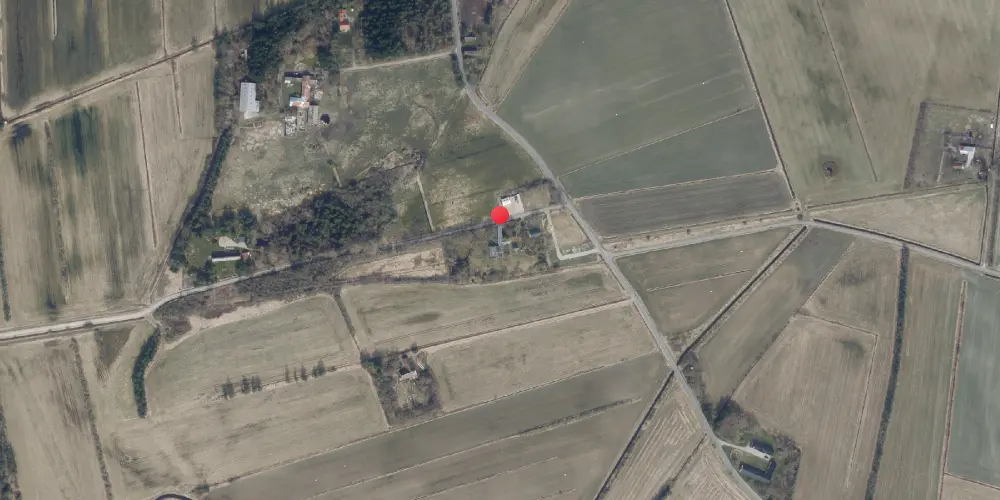Historisk kort over Vust Station Historisk kort over Vust Station