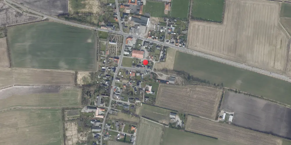 Historisk kort over Thorup Station Historisk kort over Thorup Station