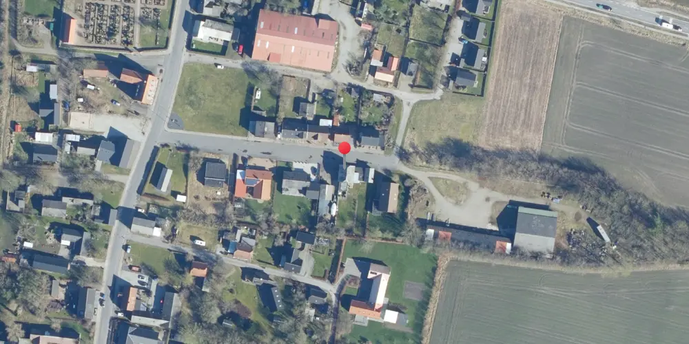 Historisk kort over Thorup Station Historisk kort over Thorup Station