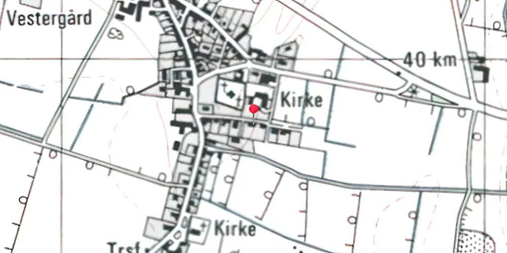 Historisk kort over Klim Station Historisk kort over Klim Station