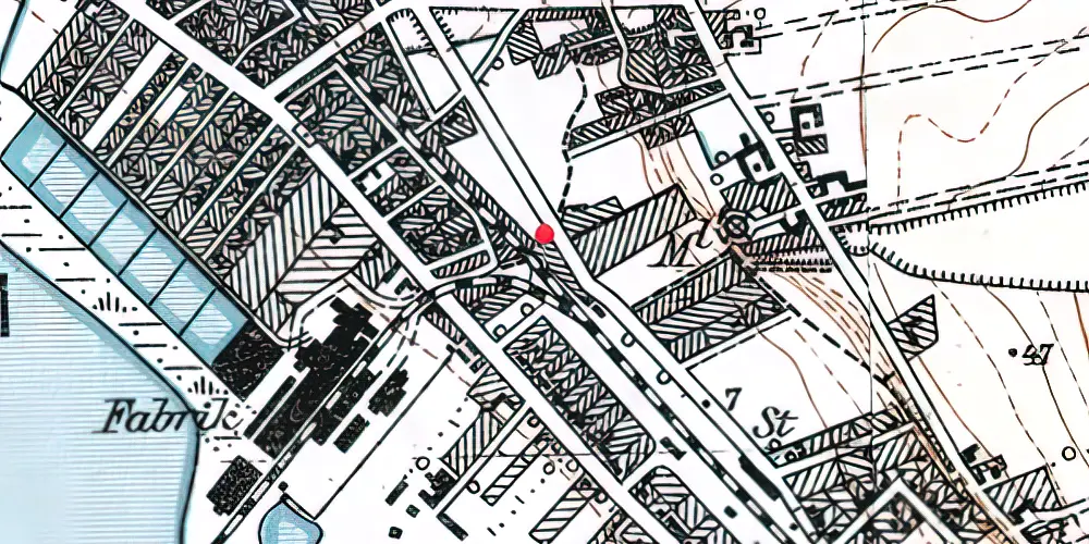 Historisk kort over Lindholm (Vendsysselbanen) Station Historisk kort over Lindholm (Vendsysselbanen) Station