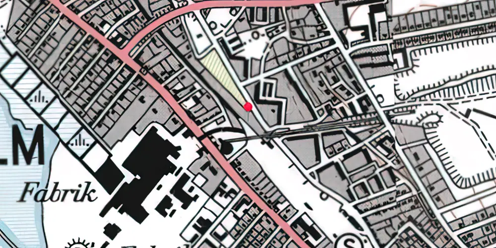 Historisk kort over Lindholm (Vendsysselbanen) Station Historisk kort over Lindholm (Vendsysselbanen) Station