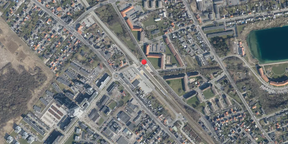 Historisk kort over Lindholm (Vendsysselbanen) Station Historisk kort over Lindholm (Vendsysselbanen) Station