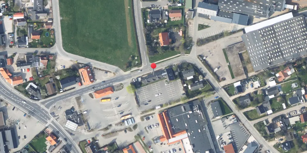 Historisk kort over Slangerup Station Historisk kort over Slangerup Station