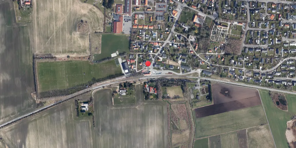 Historisk kort over Vejby Station Historisk kort over Vejby Station