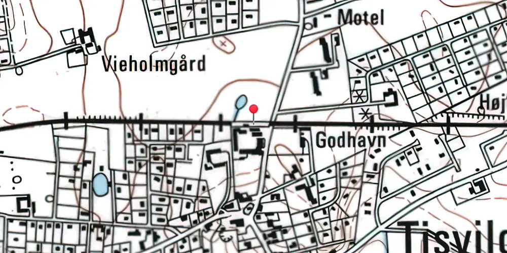 Historisk kort over Godhavn Trinbræt Historisk kort over Godhavn Trinbræt