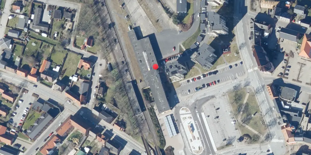 Historisk kort over Brønderslev Station Historisk kort over Brønderslev Station
